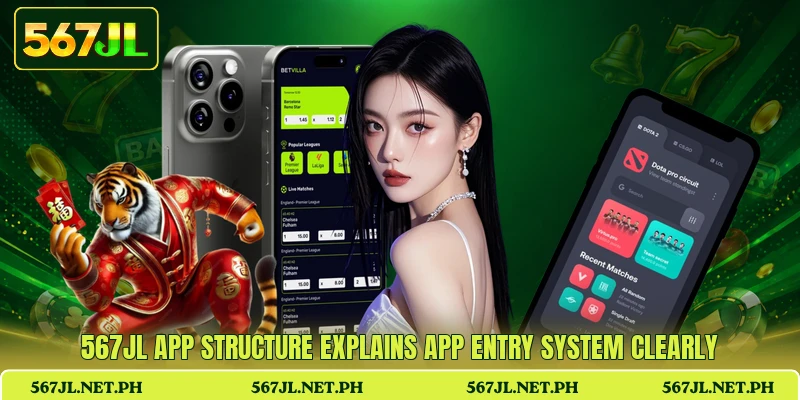 567JL app structure explains app entry system clearly