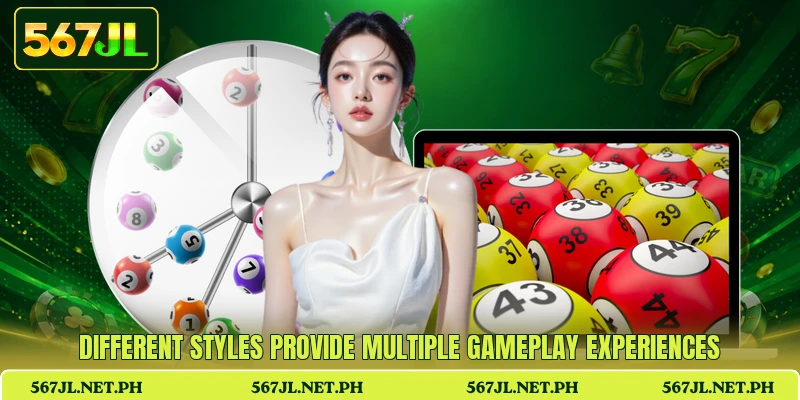 Different styles provide multiple gameplay experiences