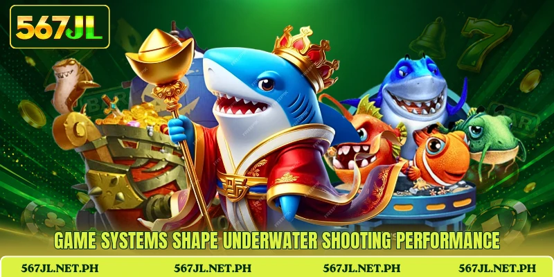 Game systems shape underwater shooting performance