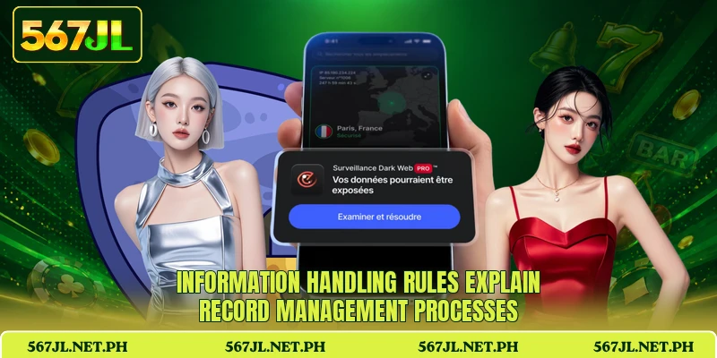 Information handling rules explain record management processes