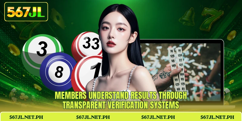 Members understand results through transparent verification systems