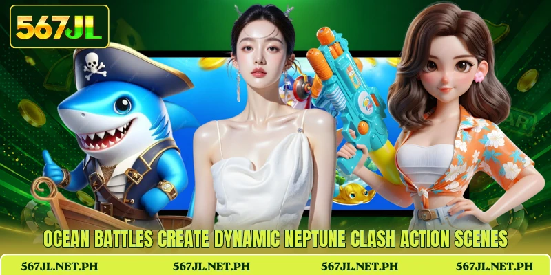 Ocean battles create dynamic Neptune Clash action scenes