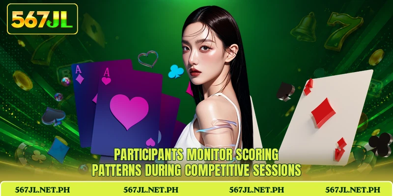 Participants monitor scoring patterns during competitive sessions