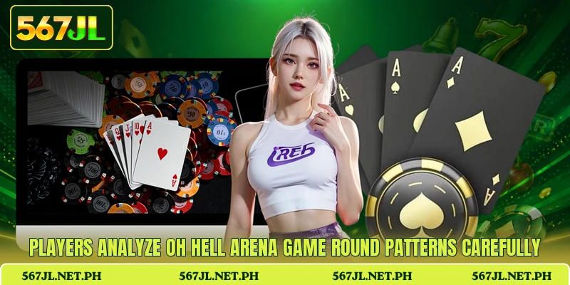 Players analyze Oh Hell Arena Game round patterns carefully