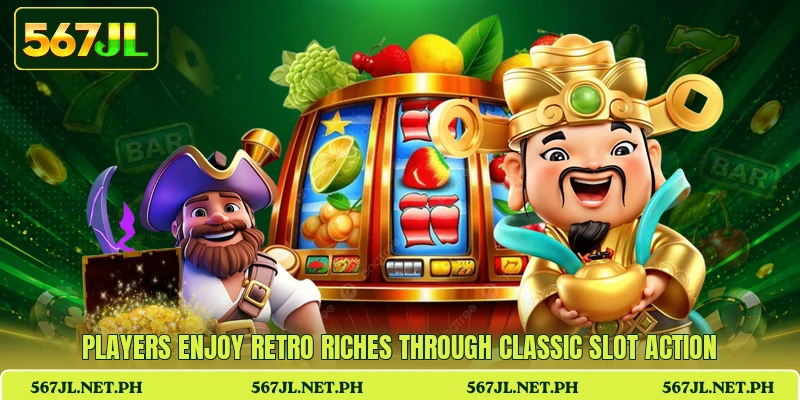 Players enjoy Retro Riches through classic slot action