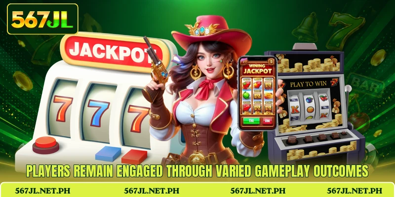 Players remain engaged through varied gameplay outcomes