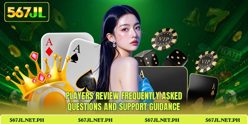 Players review frequently asked questions and support guidance
