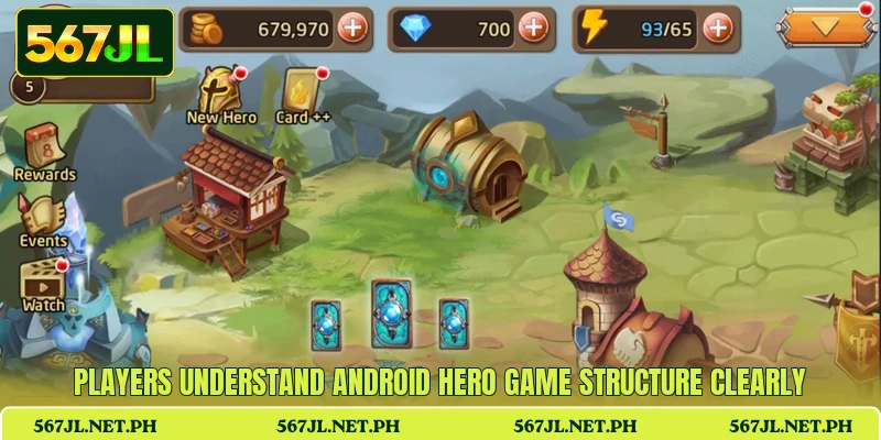 Players understand Android Hero game structure clearly