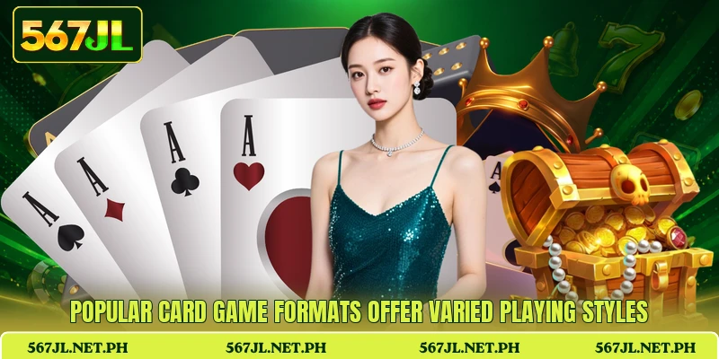 Popular card game formats offer varied playing styles