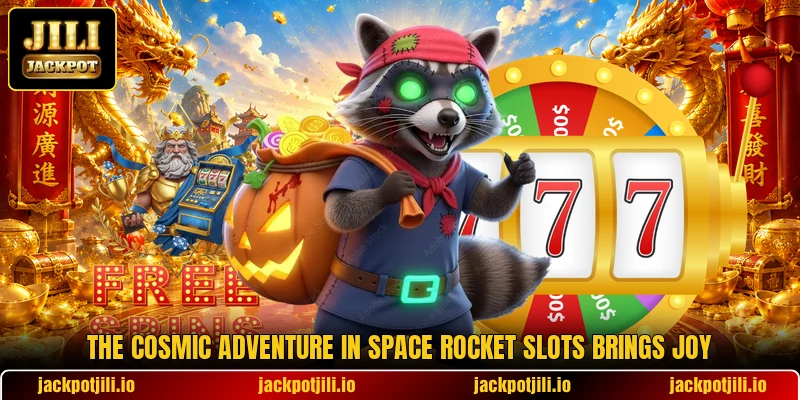 The cosmic adventure in Space Rocket Slots brings joy